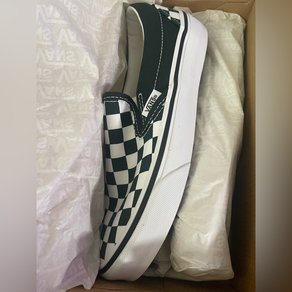 Vans Black and White Checkered Sneakers
